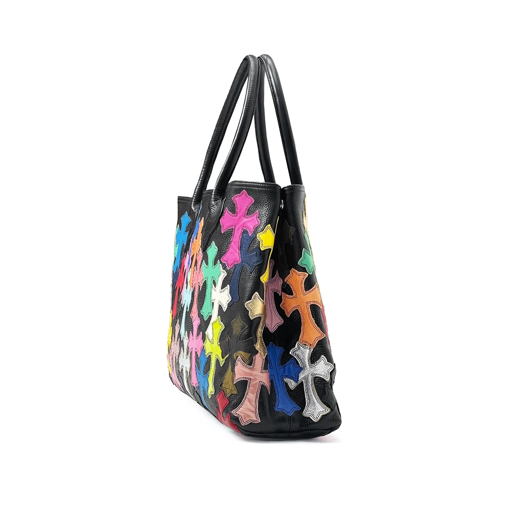Chrome Hearts Multi Cross Leather Patch Tote Bag - SRM – SHENGLI