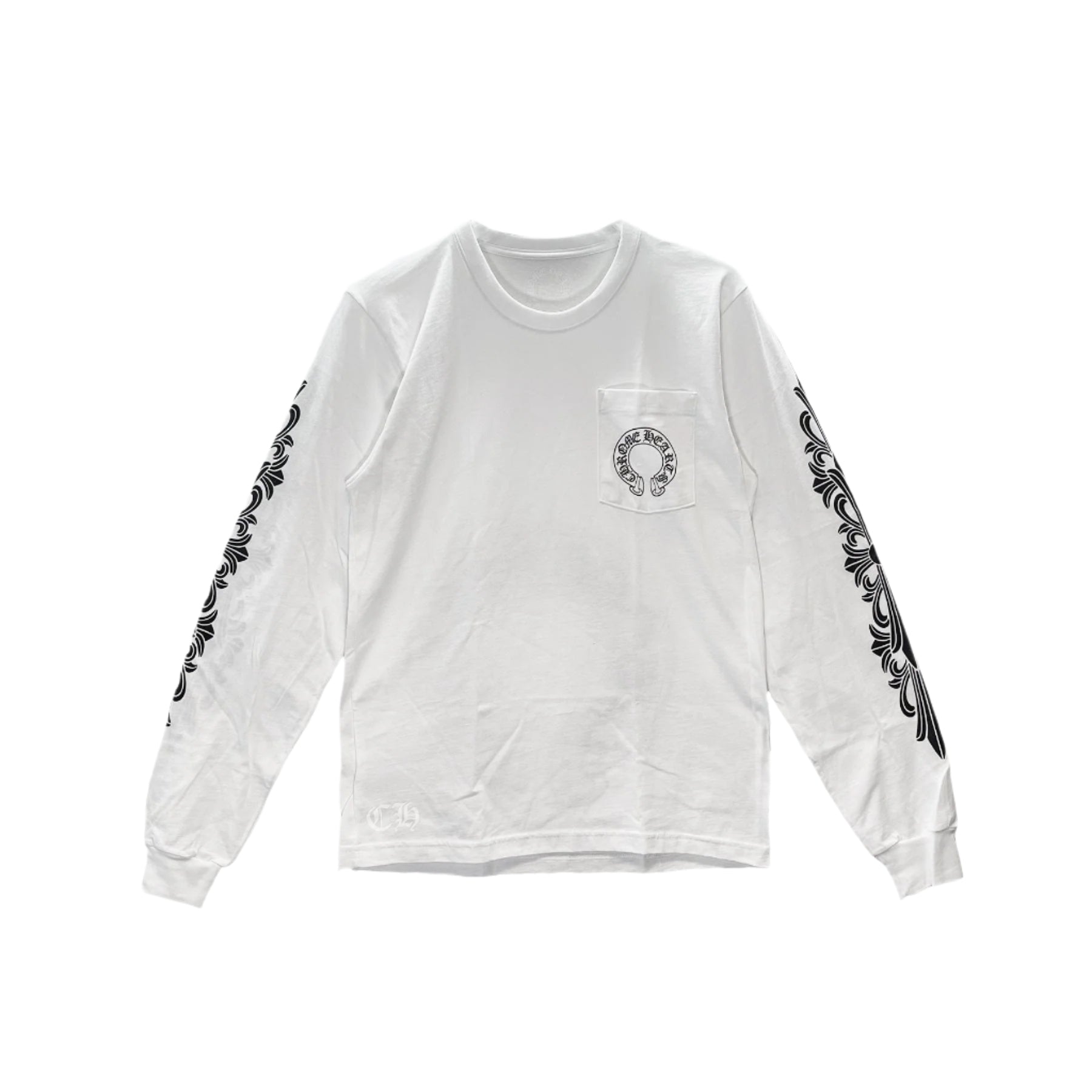 Chrome Hearts Classic Horseshoe Logo Long Sleeve T-shirt – SHENGLI