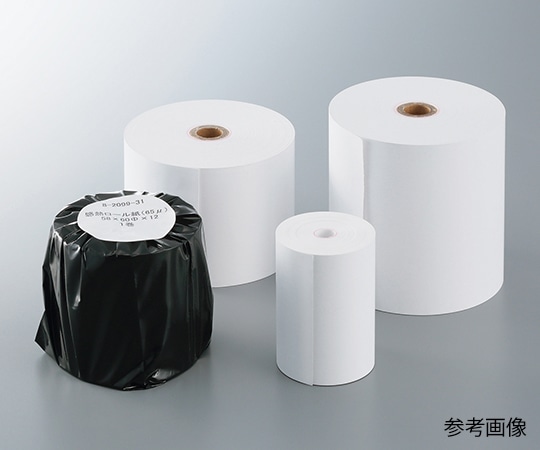 TANOSEE 感熱レジロール紙 ノーマル保存 幅80×直径80mm×長さ63m 厚み約