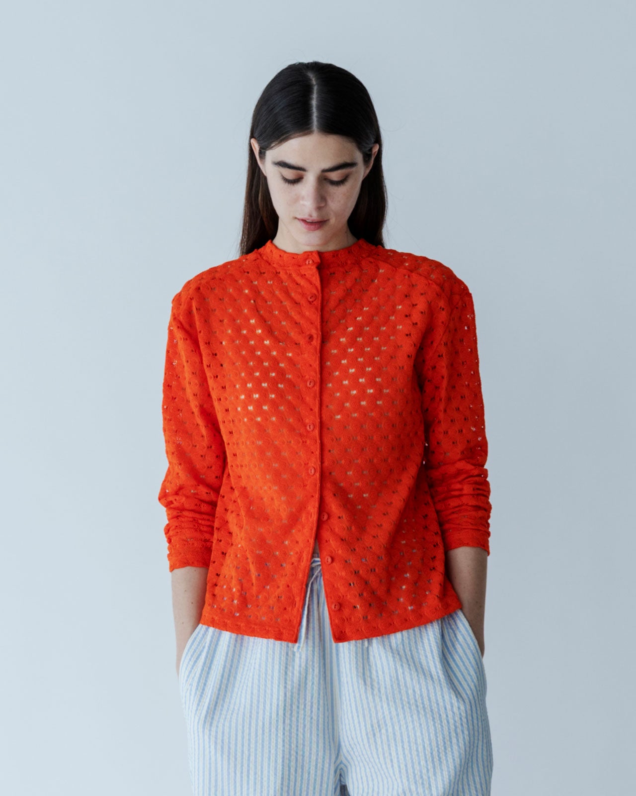 40%OFF】MEYAME FRONT & BACK LACE PULLOVER – Shinzone