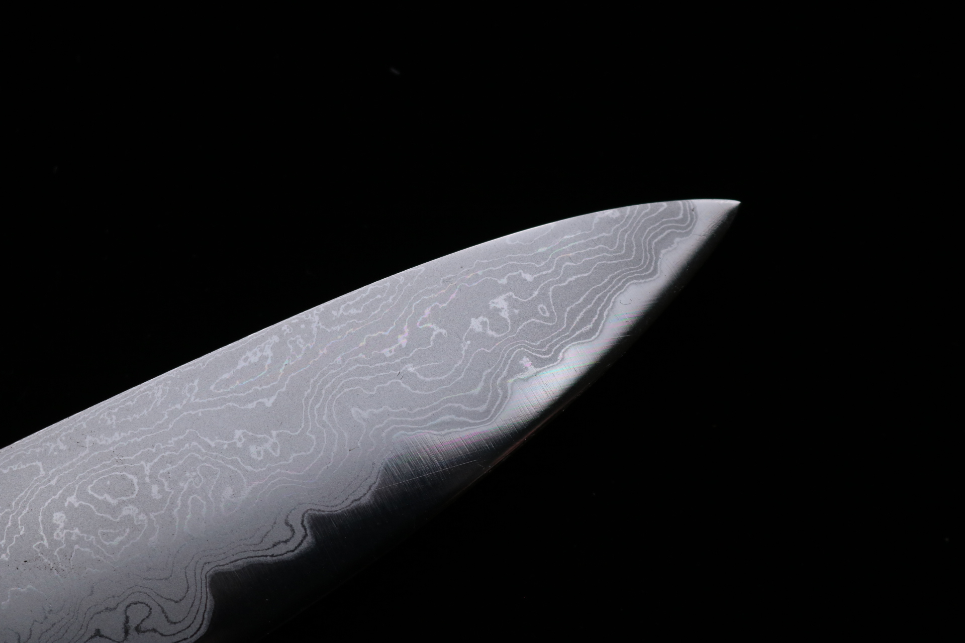 白鷺 牛刀 和包丁 墨流 (ダマスカス) 青一鋼 スタビライズド ウッド