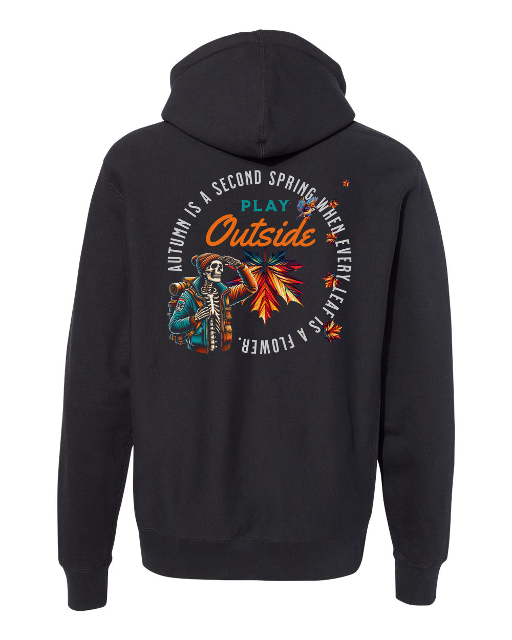 Autumn Flowers (Black Knockout) Hoodie – Shirtify