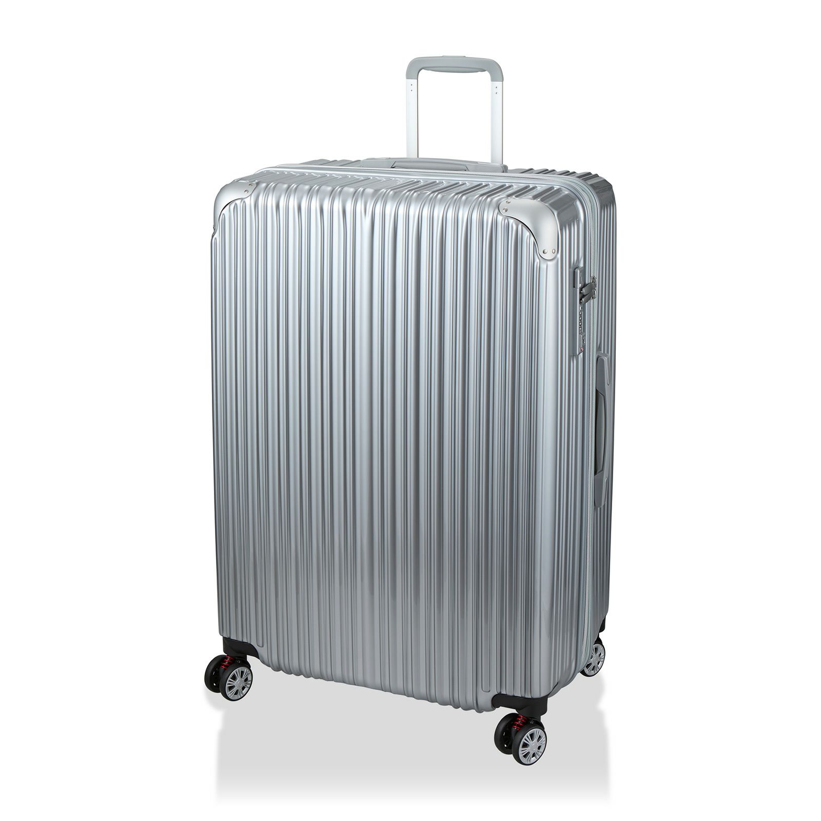 抗菌 拡張スーツケース XLサイズ オーバーサイズ ジッパータイプ