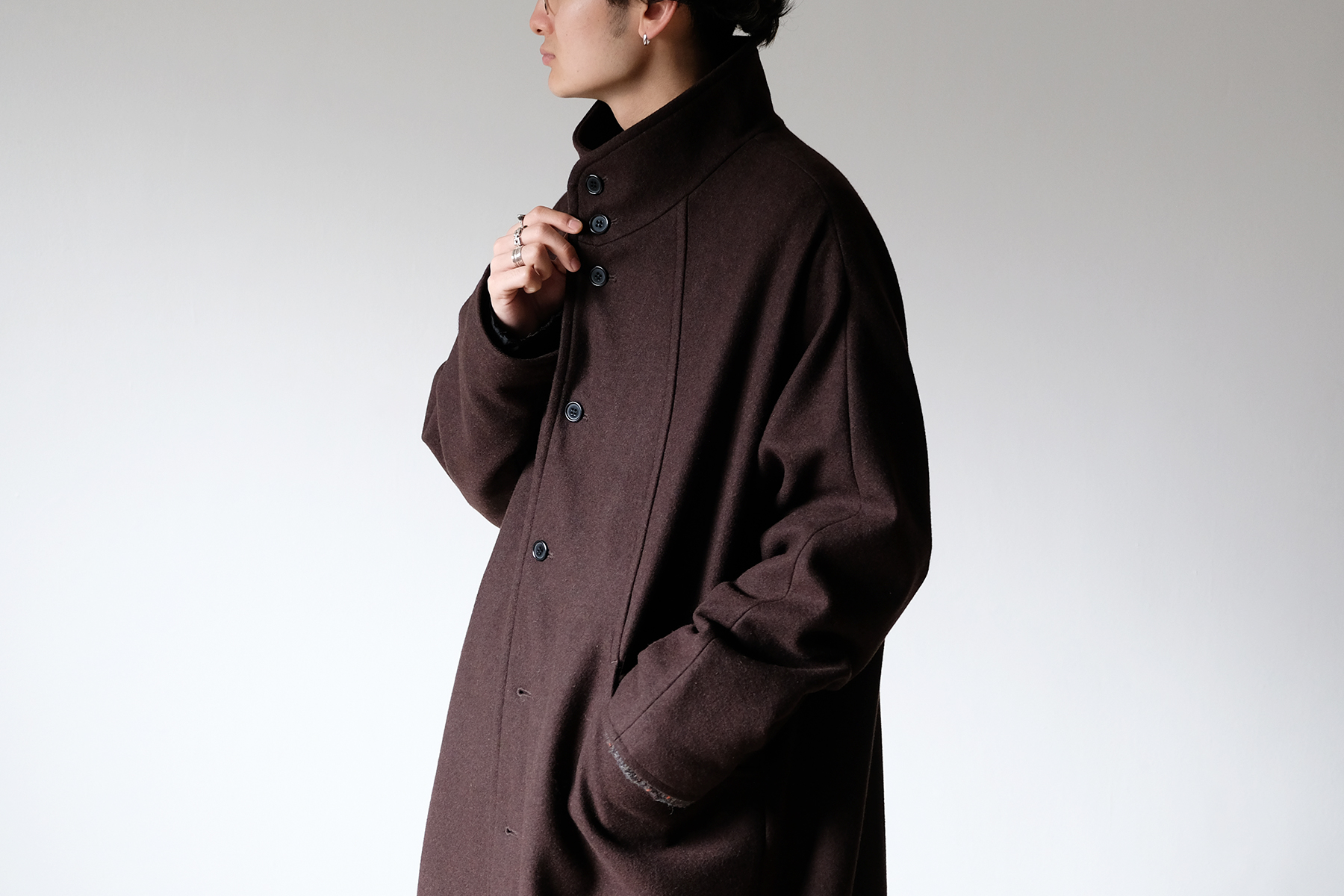 BASISBROEK｜バージスブルック LONG COAT - Silver and Gold