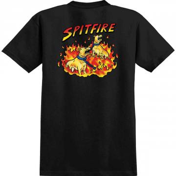 Spitfire Wheels Hell Hounds II T-Shirt - Black/Multi | SoCal Skateshop