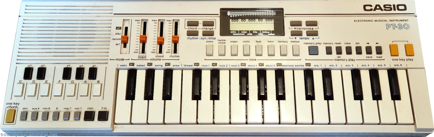 Casio PT-30 | Sound Programming