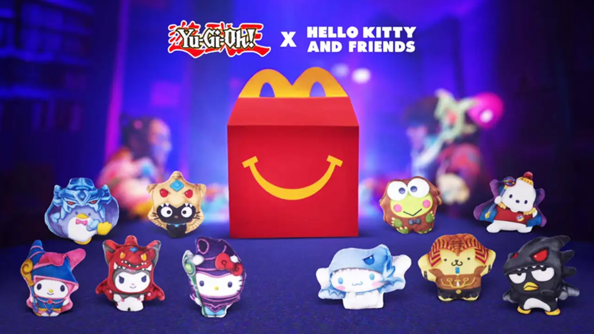 ベルギーのマクドナルドが「遊戯王」とサンリオキャラクターの謎コラボ