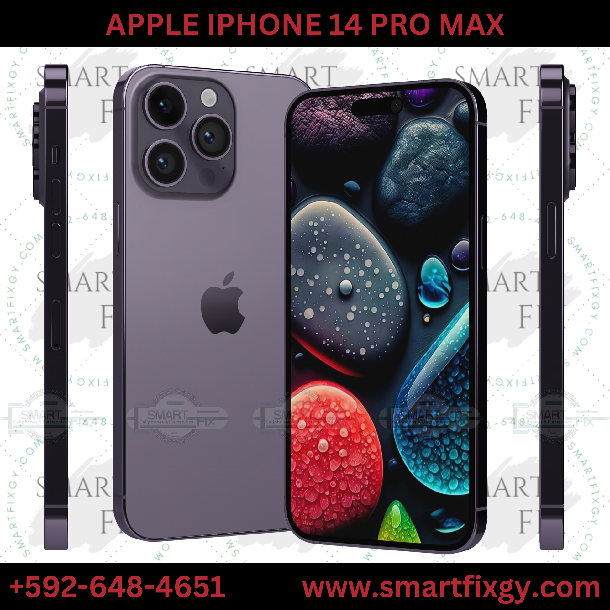 Apple iPhone 14 Pro Max (128GB) – SMART FIX Cellphones & Electronics