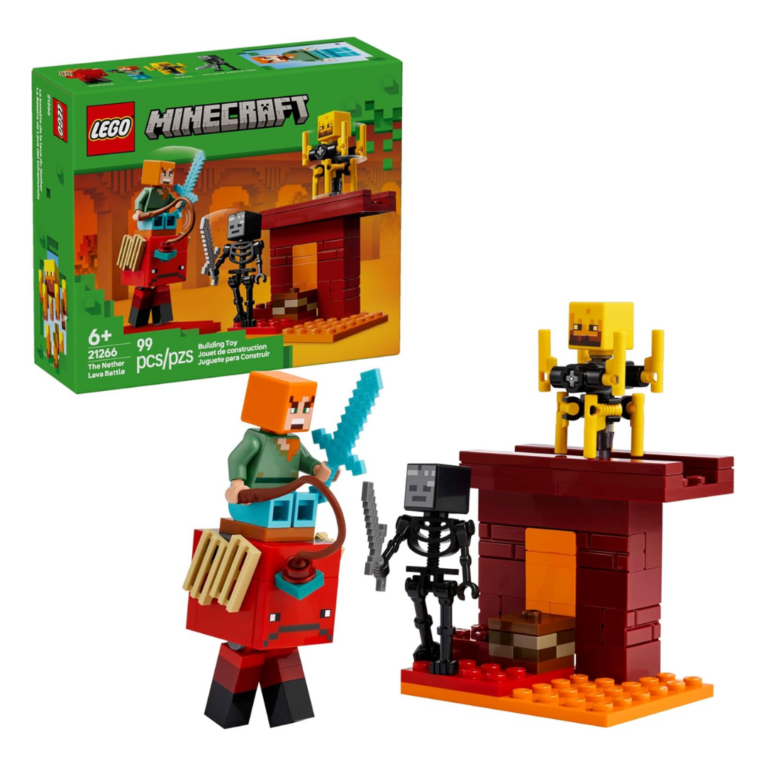 LEGO® Minecraft® The Nether Lava Battle (21266) — Snapdoodle Toys