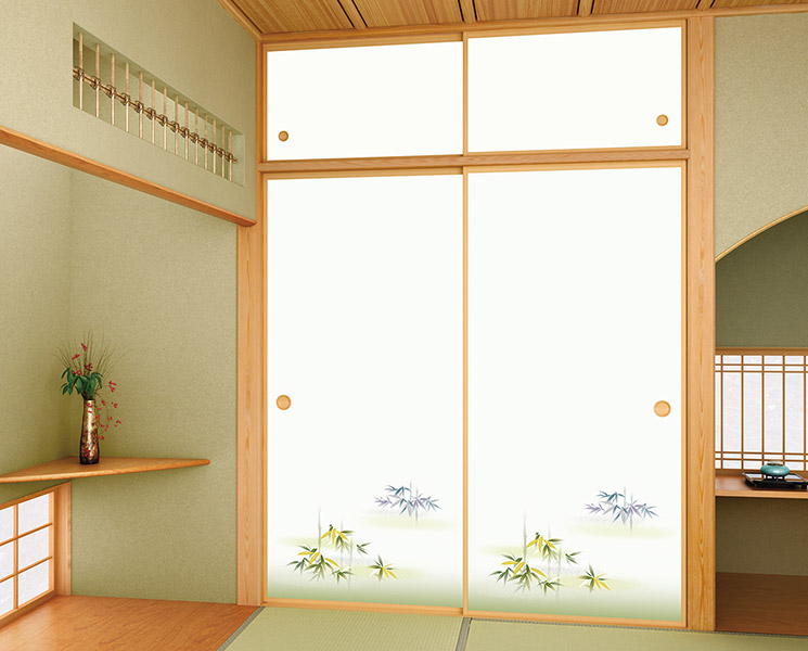 新鳥の子襖紙 山水 第25集｜ルノン株式会社