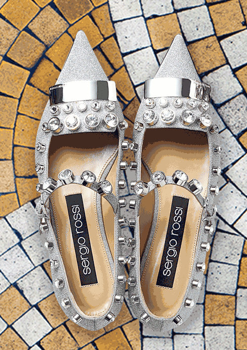 セルジオ ロッシ」で手に入れる、春の新作シューズ2018 | エル・オンライン