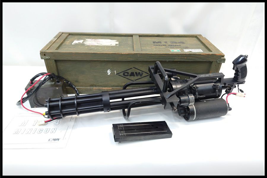 東京)CAW M134 ミニガン MINIGUN 電動ガン ロングバレル/バレルガード