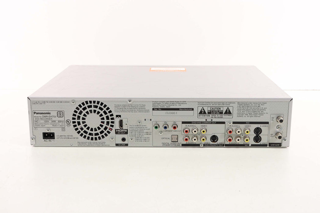 Panasonic DMR-EH75V DVD VHS HDD Recorder | HDMI, Refurbished