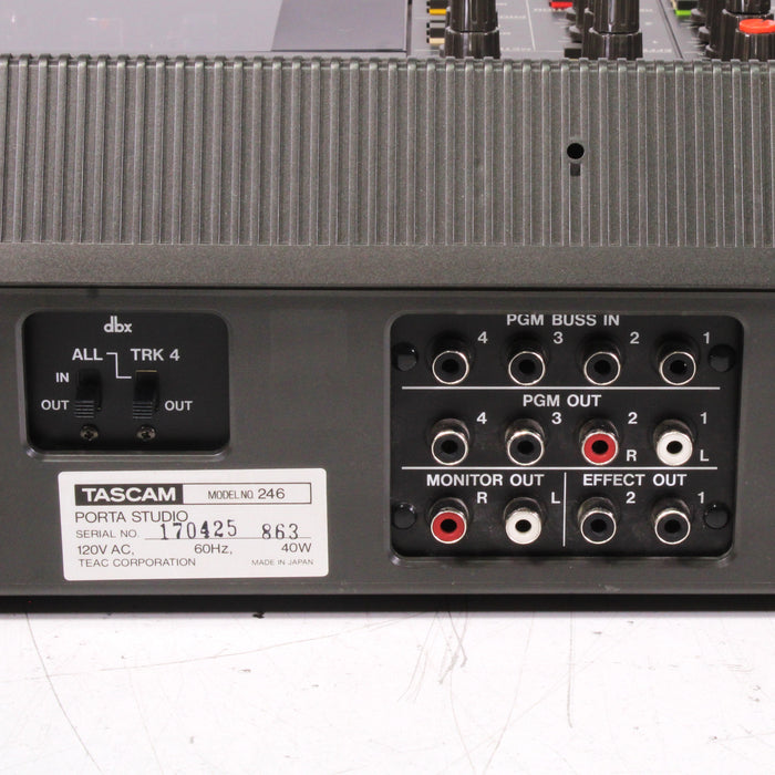 Tascam Portastudio 246 4-Track Cassette Tape Recorder — SpenCertified