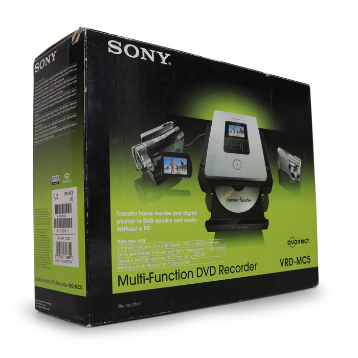 Sony VRD-MC5 Multi-Function DVD Recorder — SpenCertified