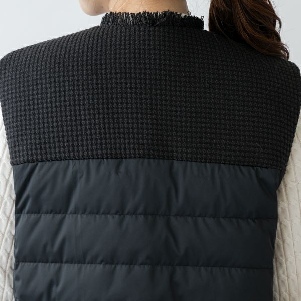 FINAL SALE】【返品不可】【SONO】ツイーディペプラムベスト