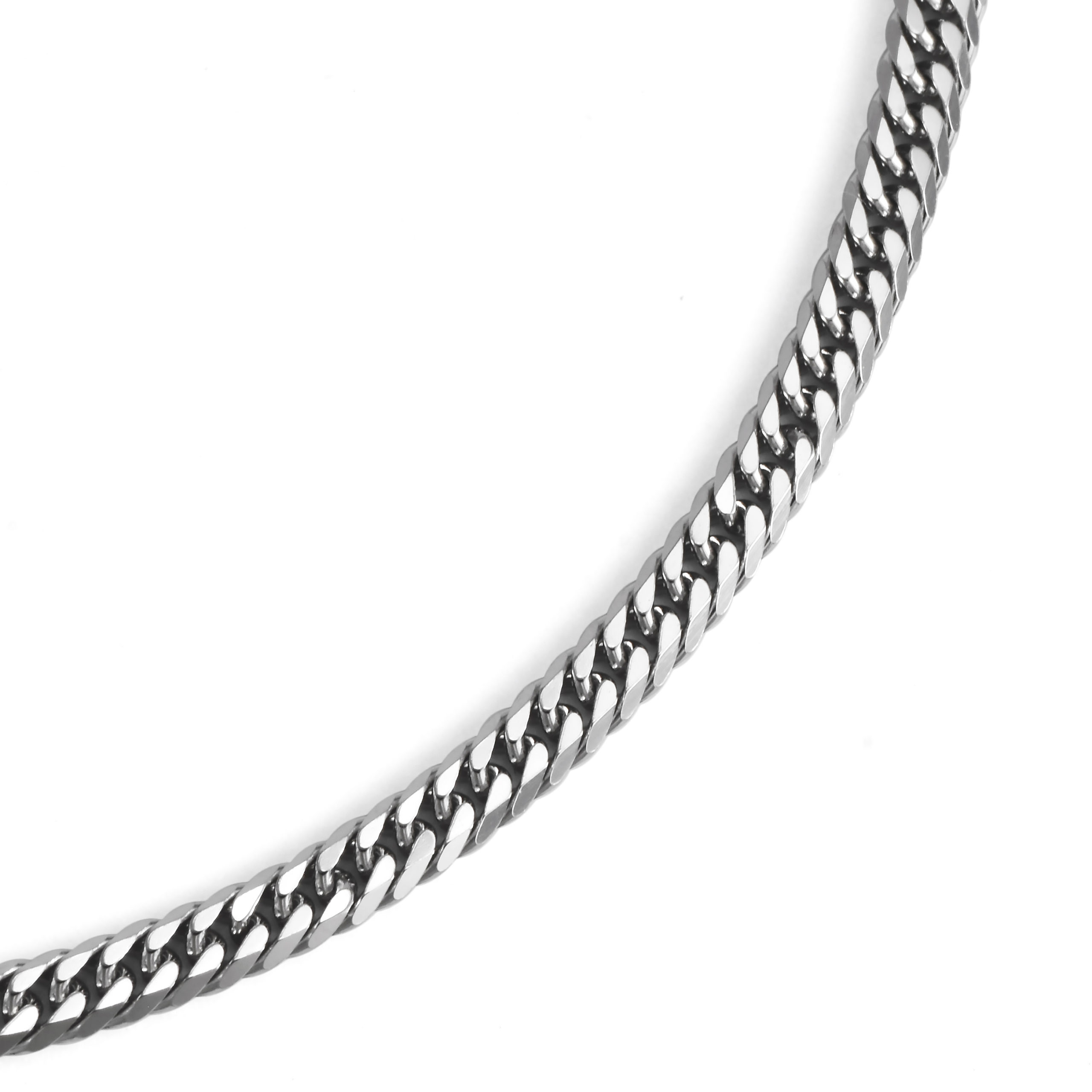 Pt850 プラチナ850 喜平ネックレス 6面ダブル 20g 60cm 3mm幅 中折れ