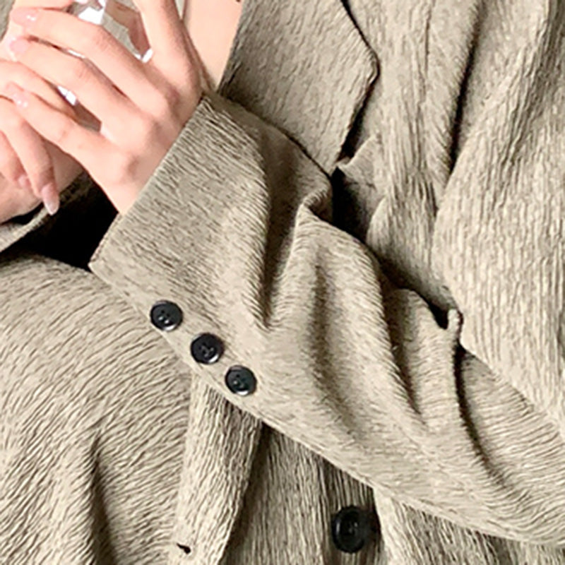 オーバーサイズジャケット×キャミワンピースセット 秋 セットアップ