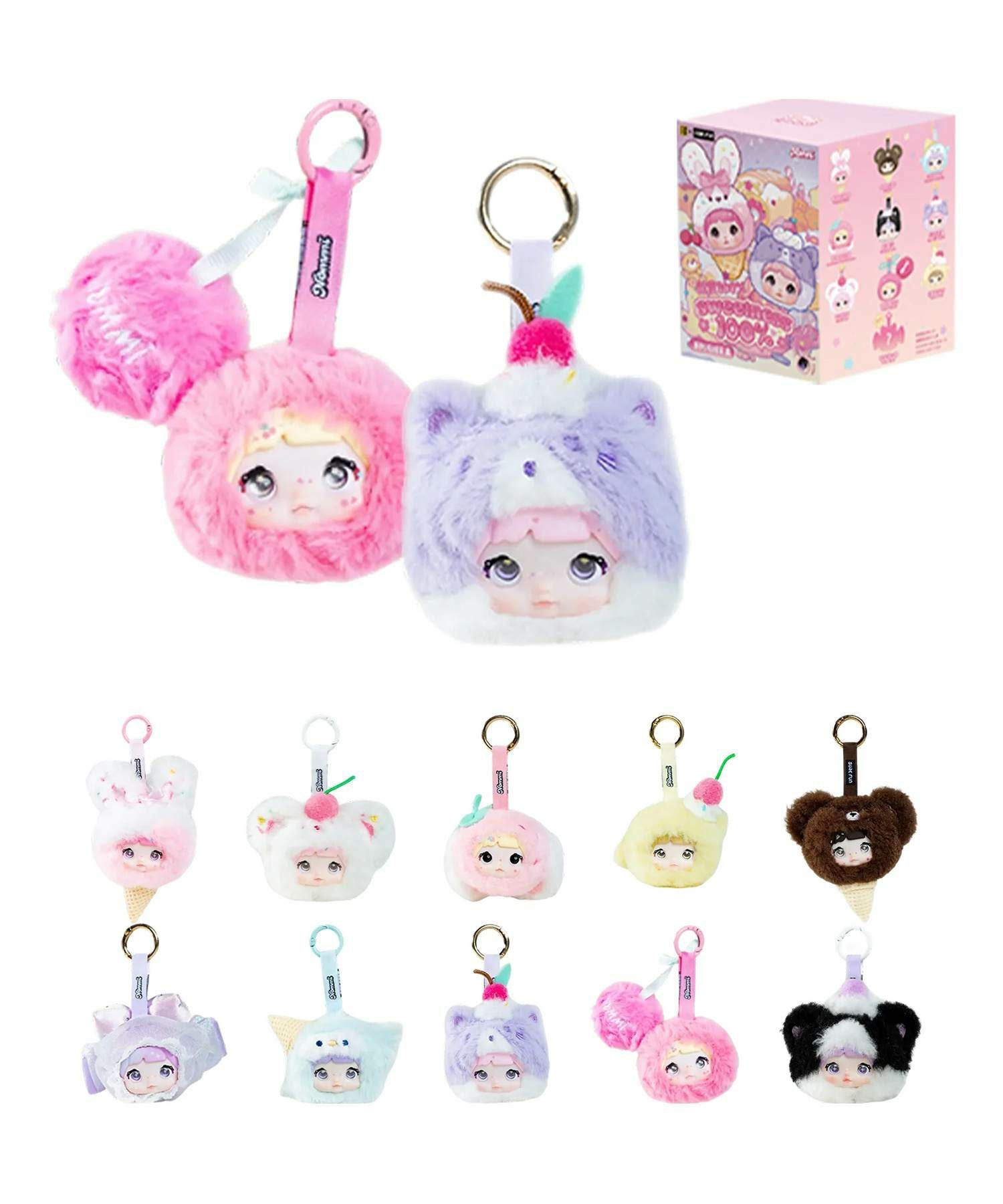 ≪TOPTOY×Nommi/ノミ≫ぬいぐるみキーホルダー/ブラインドボックス/甘
