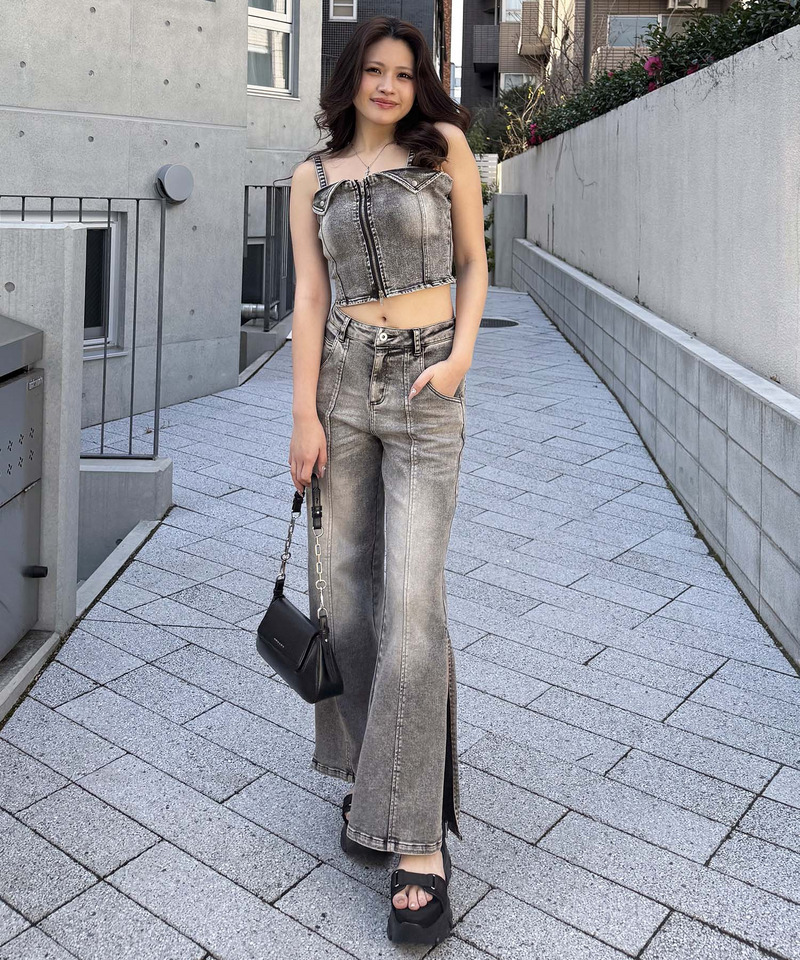 デニムビスチェセットアップ｜SPIRALGIRL スパイラルガール 商品詳細