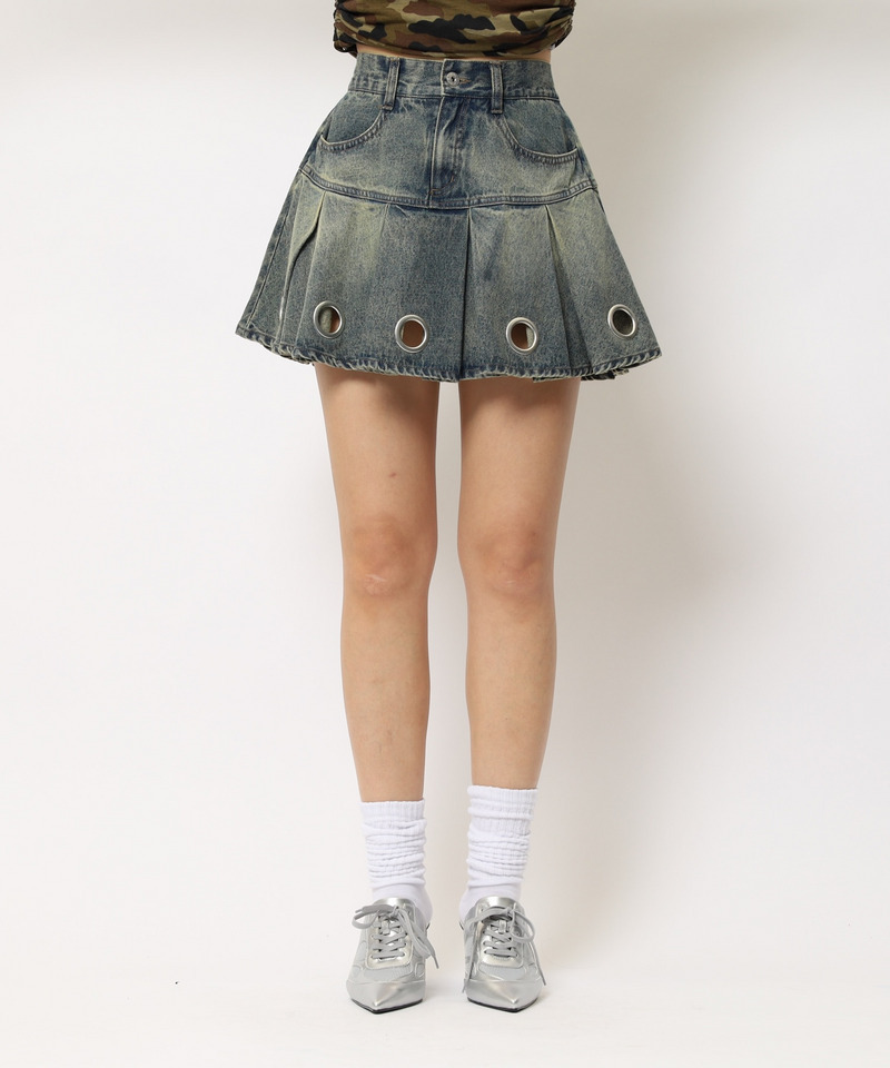 アイレットプリーツスカート｜SPIRALGIRL スパイラルガール 商品詳細