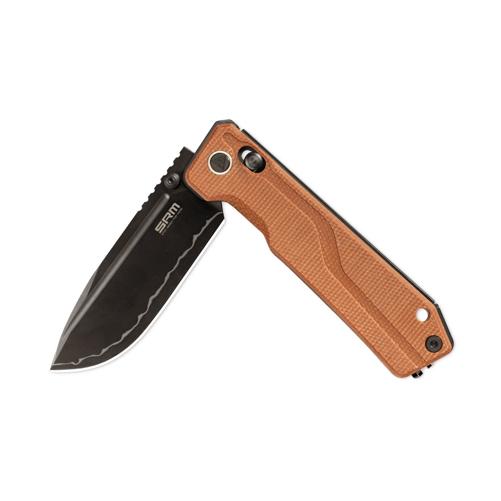 SRM Tactical Pocket Knife Rubik 7228B-MN2 | EDC Knife with Ambi clip