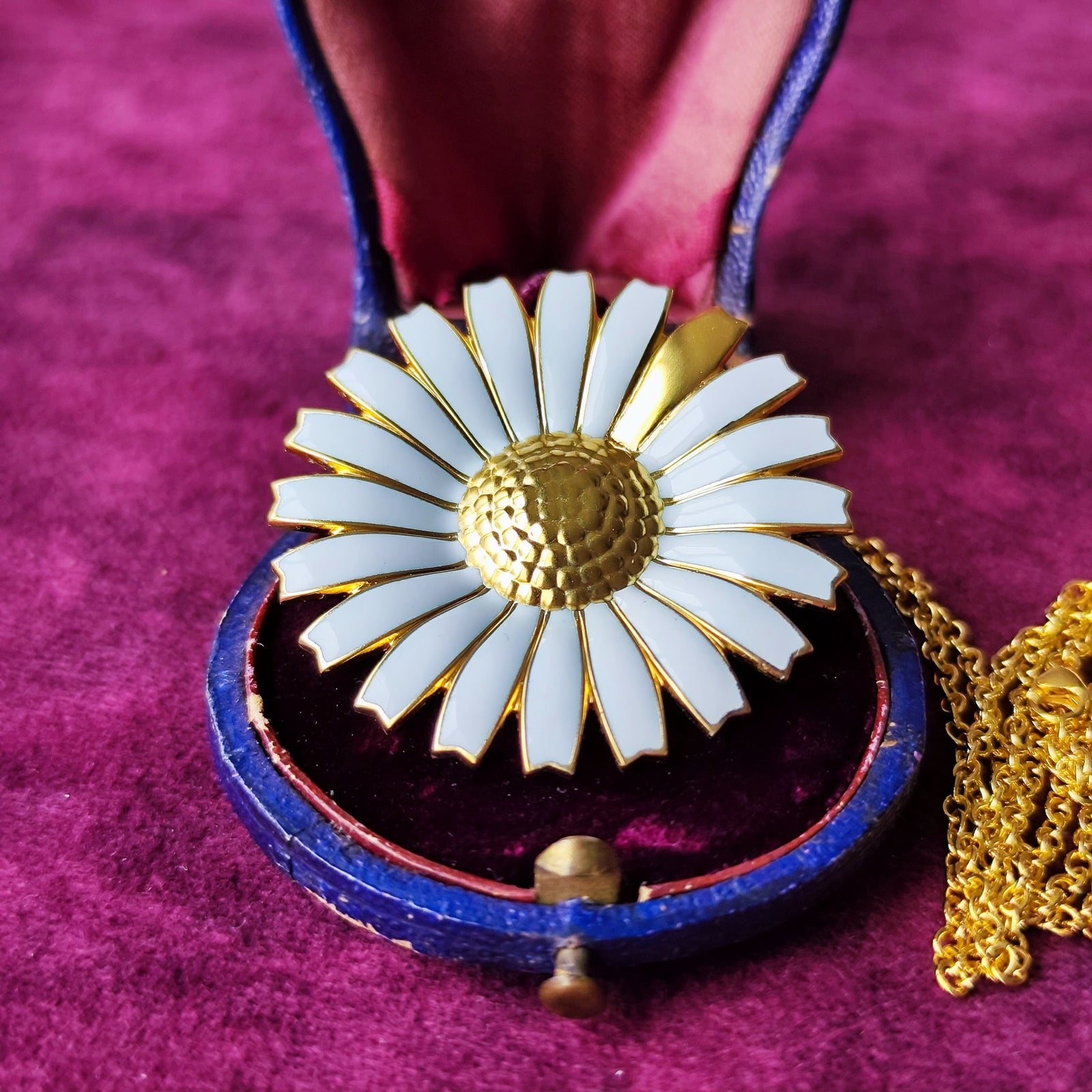 Georg Jensen ジョージジェンセン デイジー ブローチ兼ネックレス