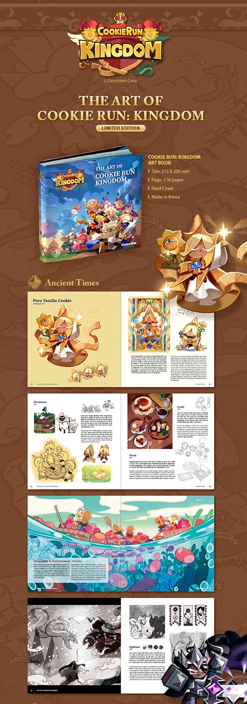 CDJapan : Cookie Run: Kingdom Art Book Pack (The Art of Cookie Run