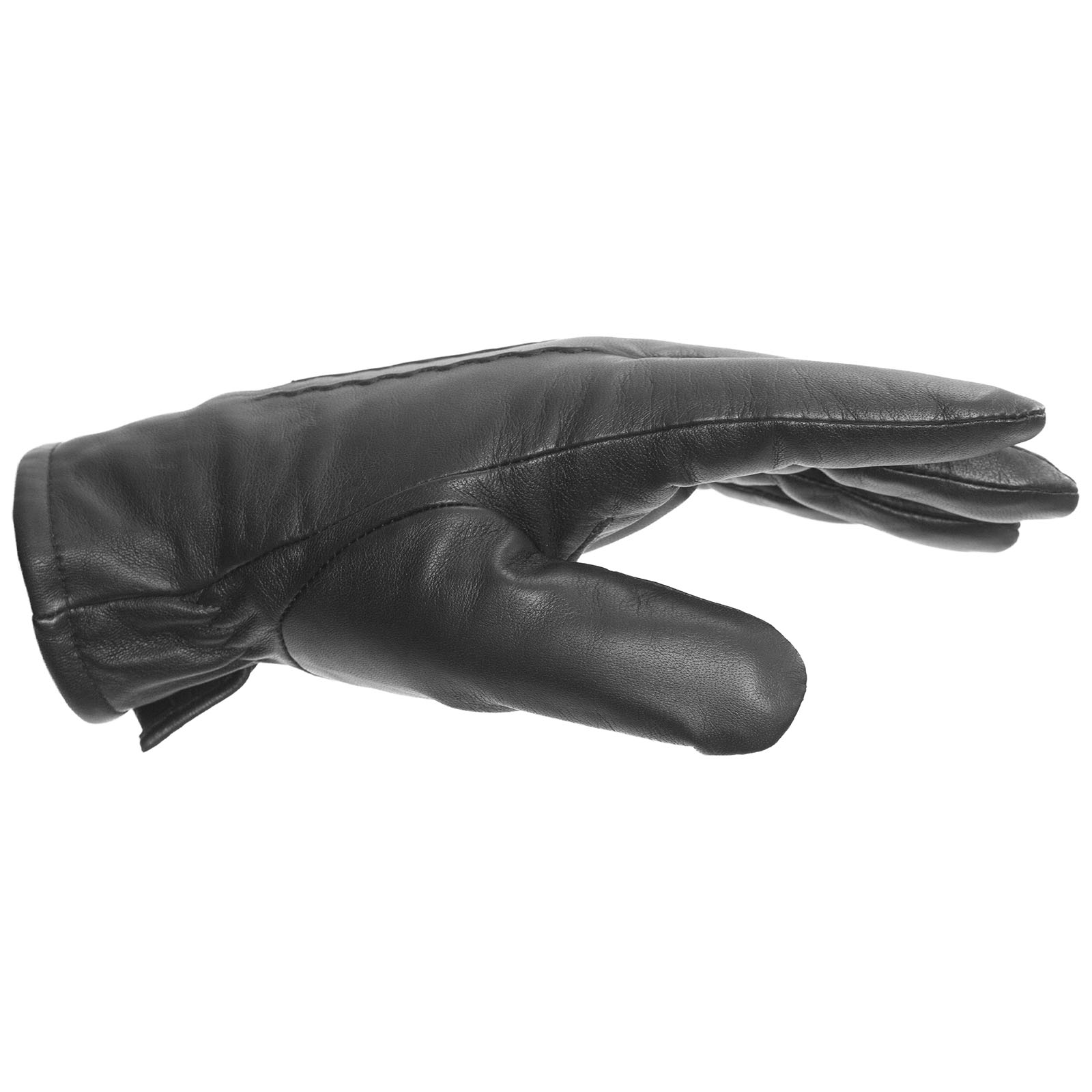 Men's Niagara Black Lambskin Leather Thinsulate Lined Gloves