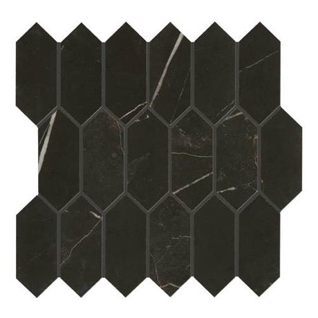 Daltile Marble Attache MA83 Nero Matte Porcelain Mosaic | Lowest