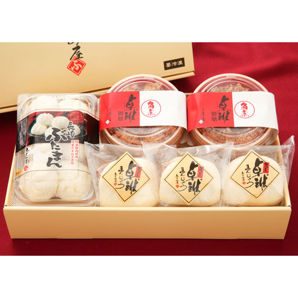 ふくみ屋 角煮・豚まん詰め合わせ(角煮卓袱まんじゅう60g×3、角煮卓袱