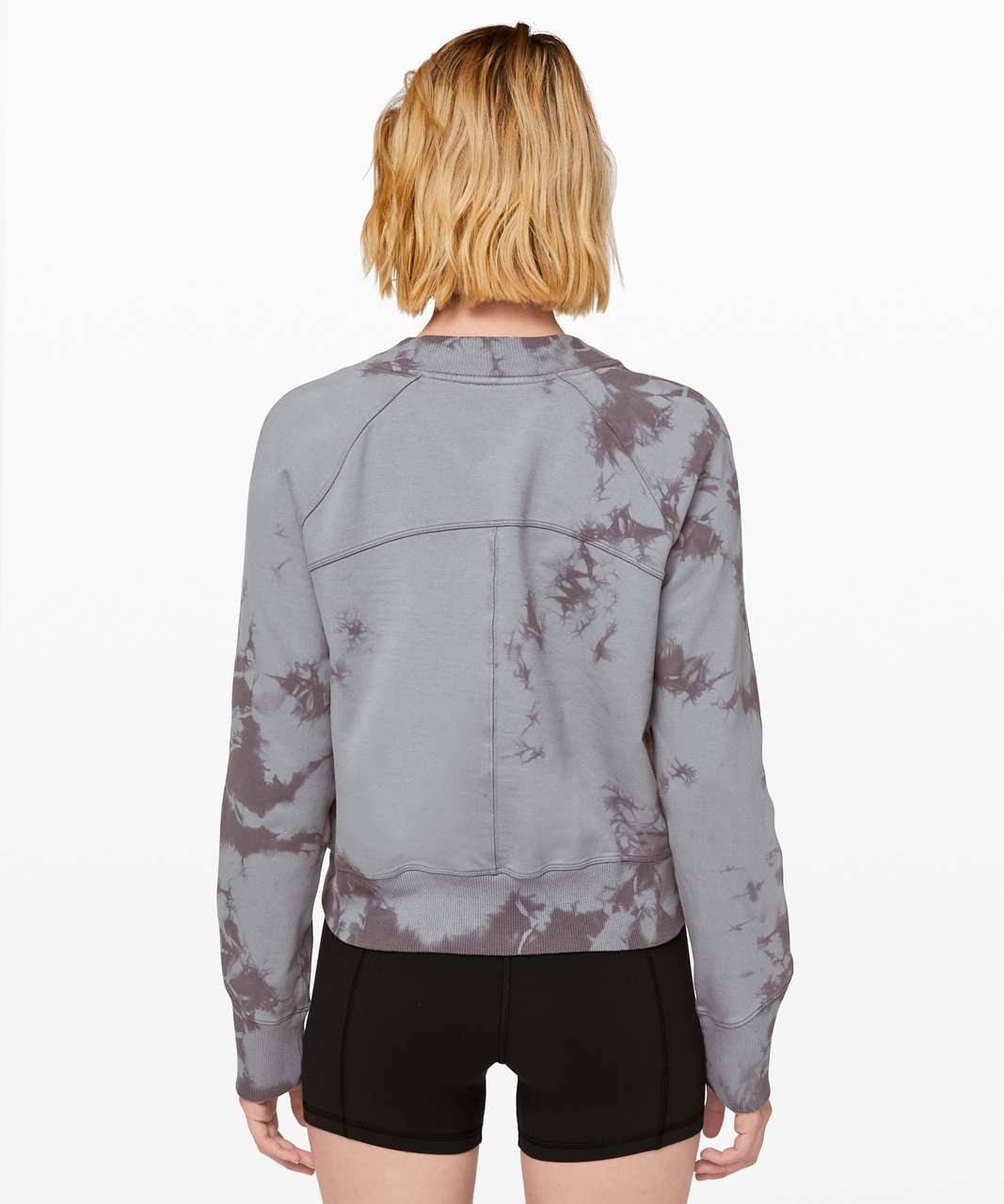 Lululemon Ready to Roll Crew - Shibori Gris Magnum - lulu fanatics