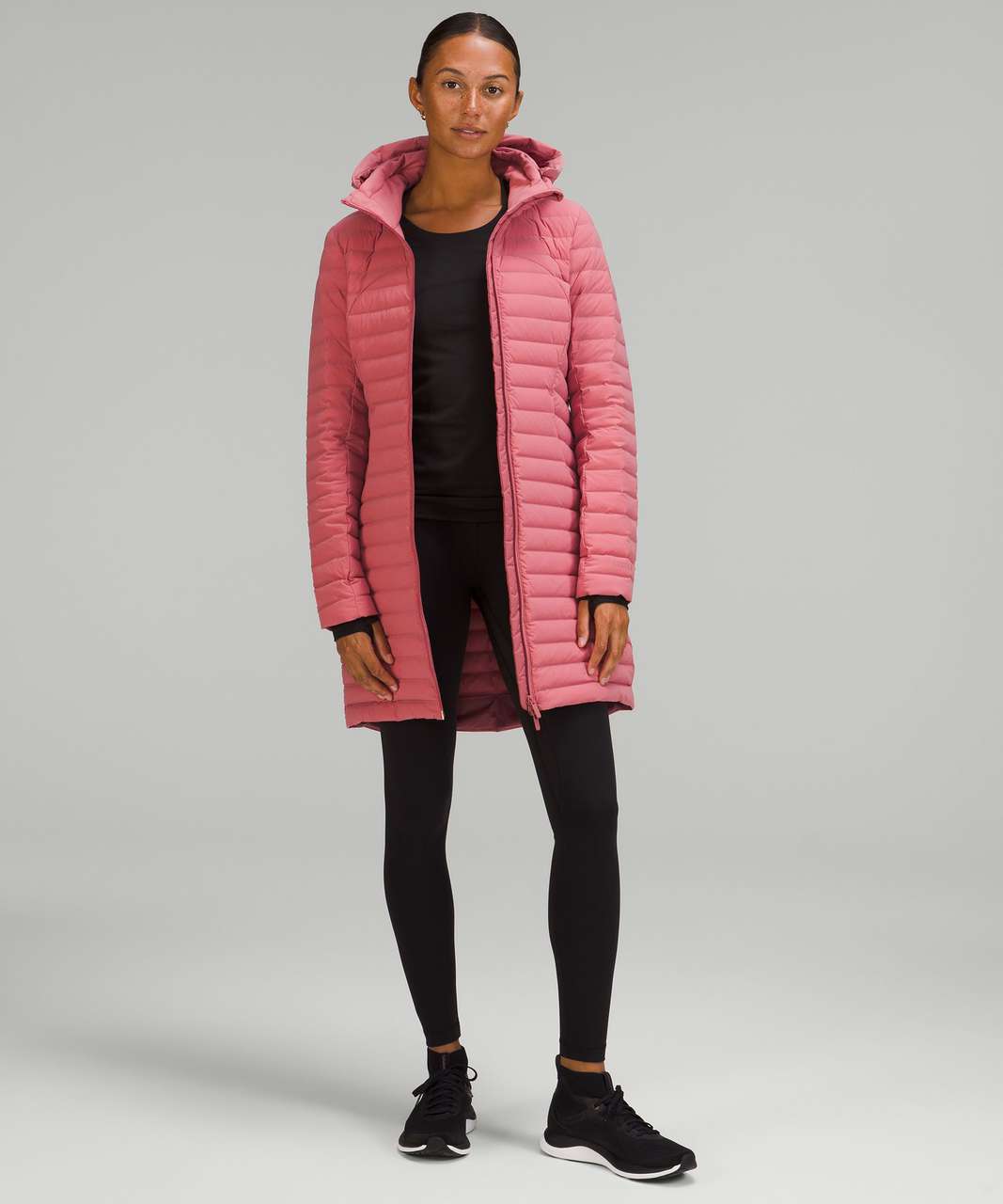 Lululemon Pack It Down Long Jacket - Brier Rose - lulu fanatics
