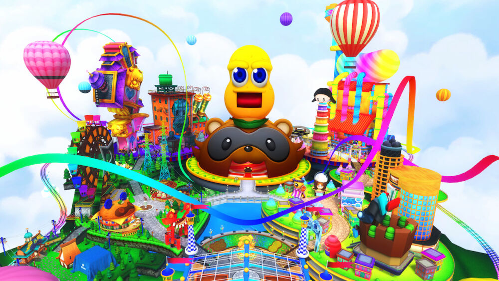 ぽこピーがバーチャル上に遊園地「ぽこピーランド」をオープン