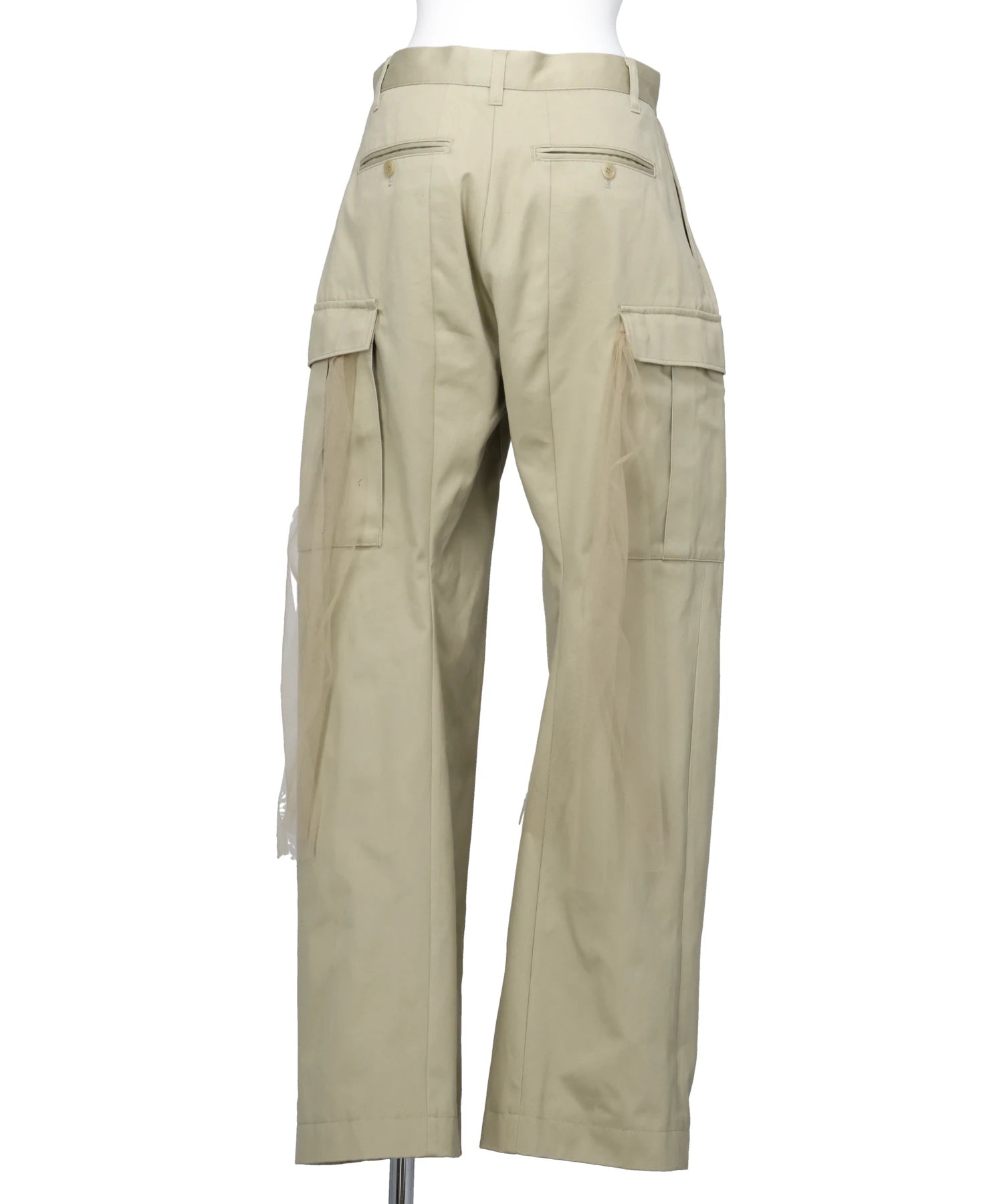 Chika Kisada(チカキサダ) 2026SS TULLE CARGO PANTS CP-26060