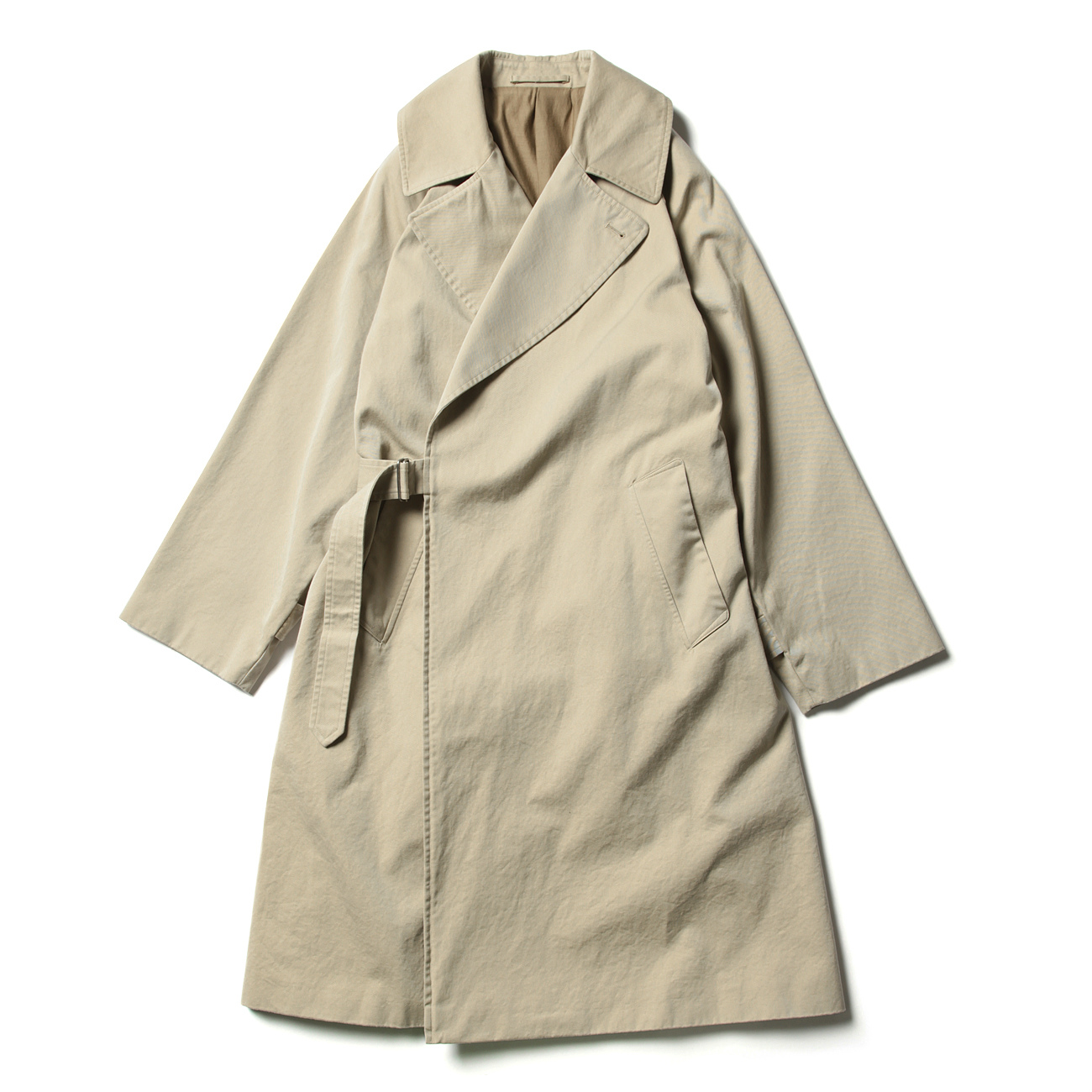 COMOLI / コモリ | ウォッシュド タイロッケンコート - Beige | 通販