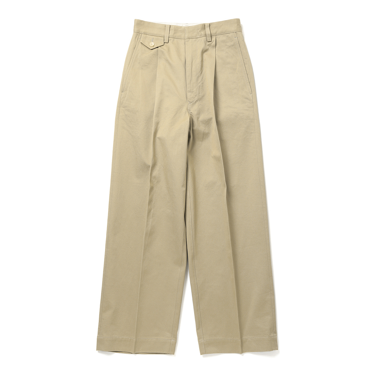 AURALEE / オーラリー | WASHED FINX CHINO ONE-TUCK PANTS