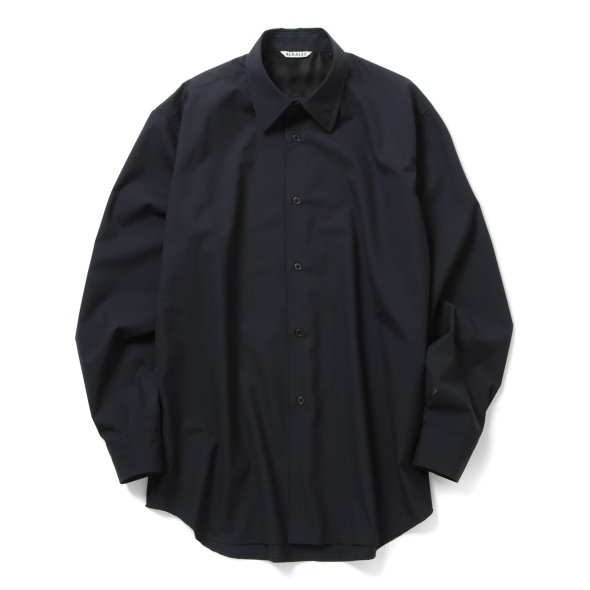 AURALEE / オーラリー | SUPER FINE TROPICAL WOOL SHIRT (メンズ