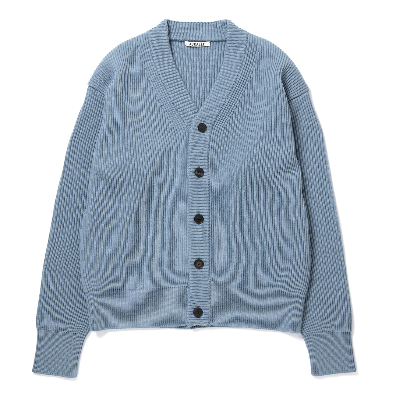 AURALEE / オーラリー | FRENCH MERINO RIB KNIT CARDIGAN (メンズ