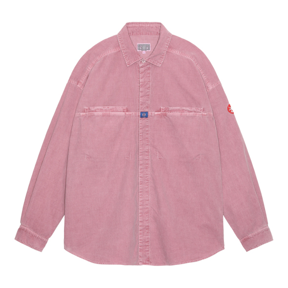 C.E / シーイー | OVERDYE CORD DESIGN BIG SHIRT - Pink | 通販