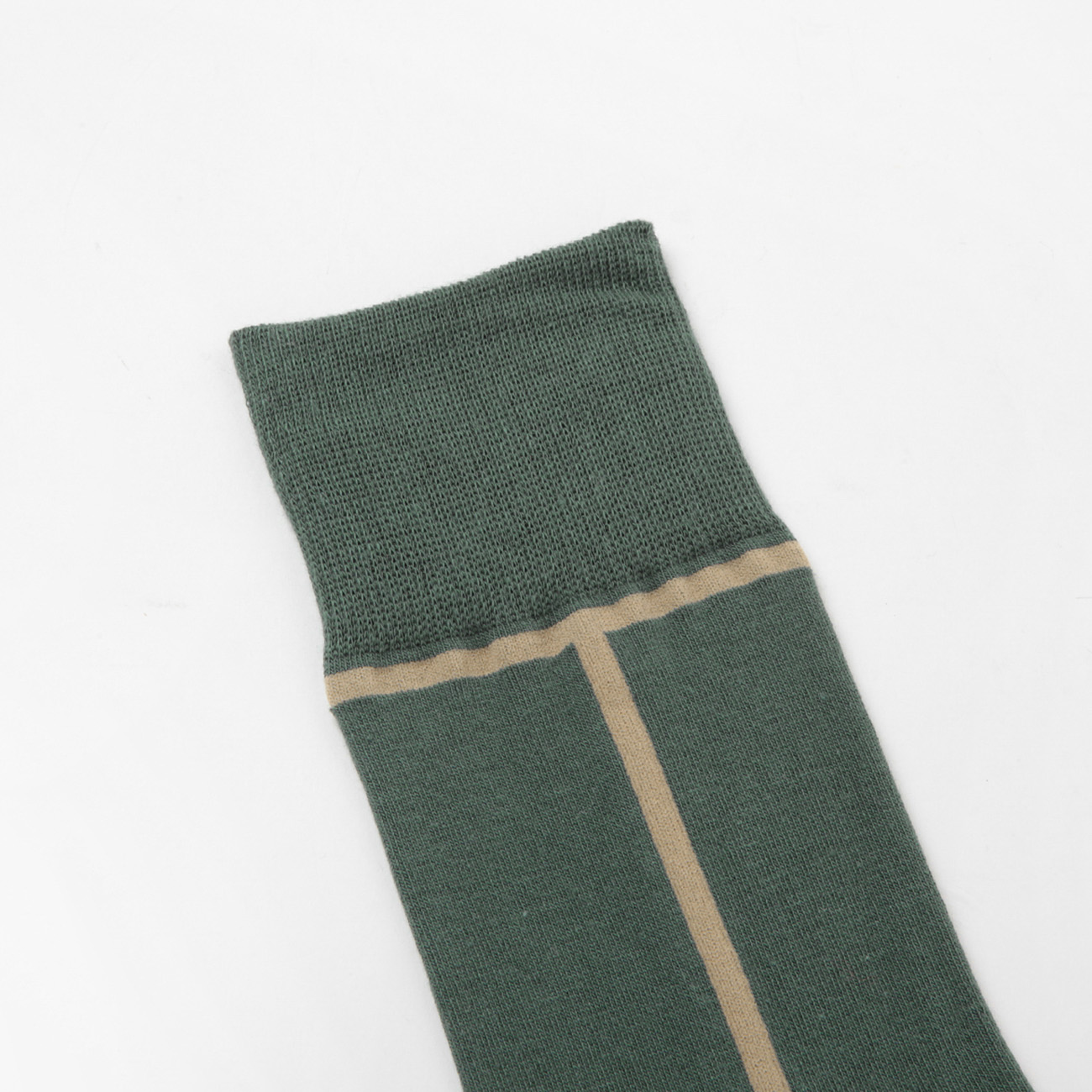 CHICSTOCKS / シックストックス | ライン - マツバ×キャメル | 通販