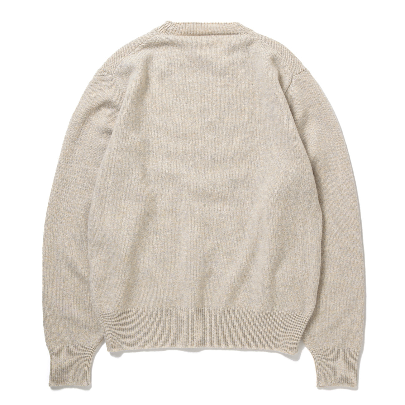 COMOLI / コモリ | ラムズウール クルーネックニット - Ecru | 通販