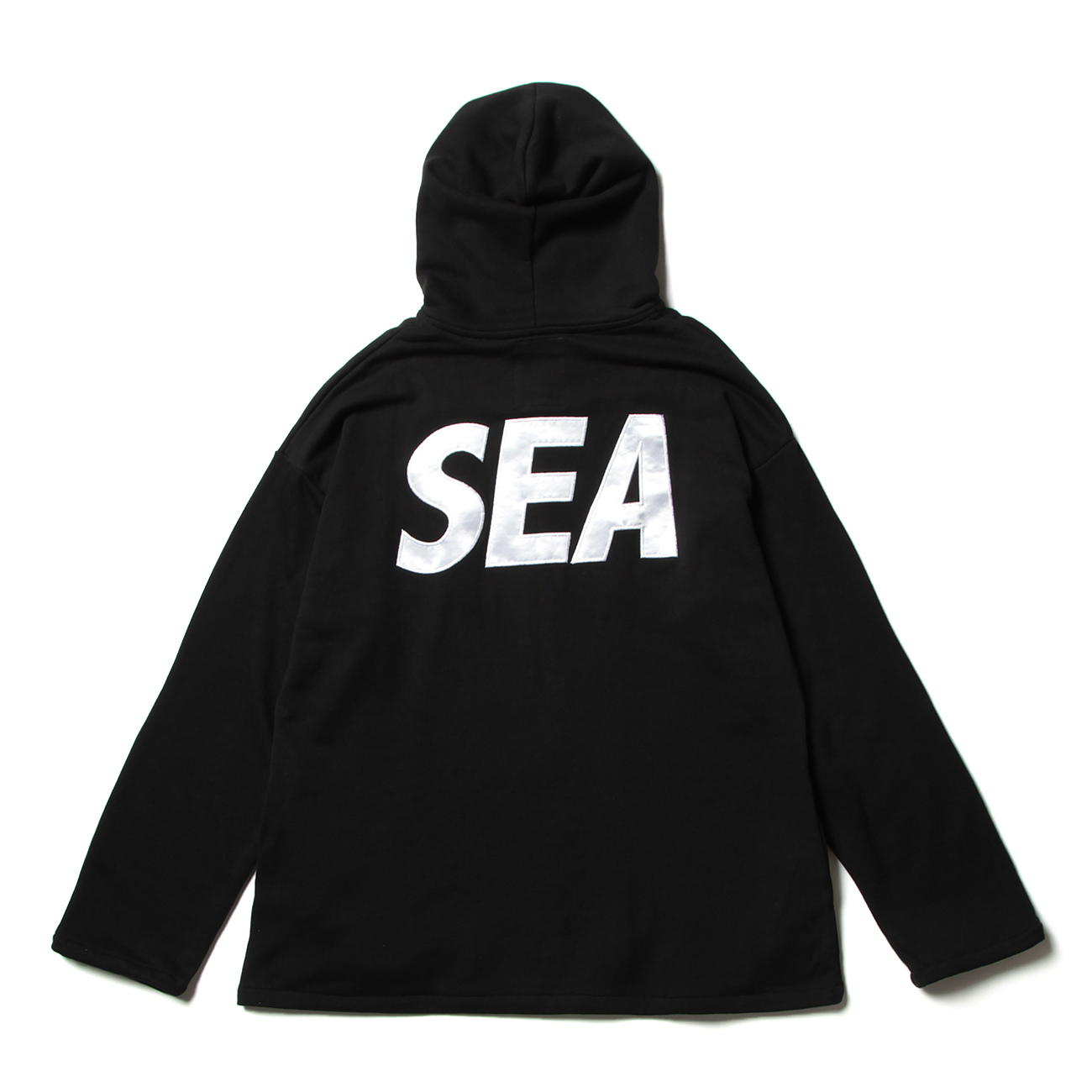 WIND AND SEA / ウィンダンシー | SEA BIG ZIP HOODIE - Black | 通販