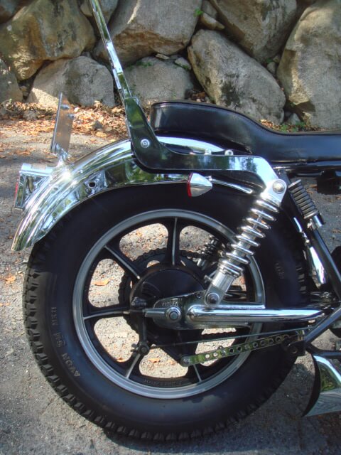 SR400/500用 2％er Original IRON Rear Fender】リアフェンダー