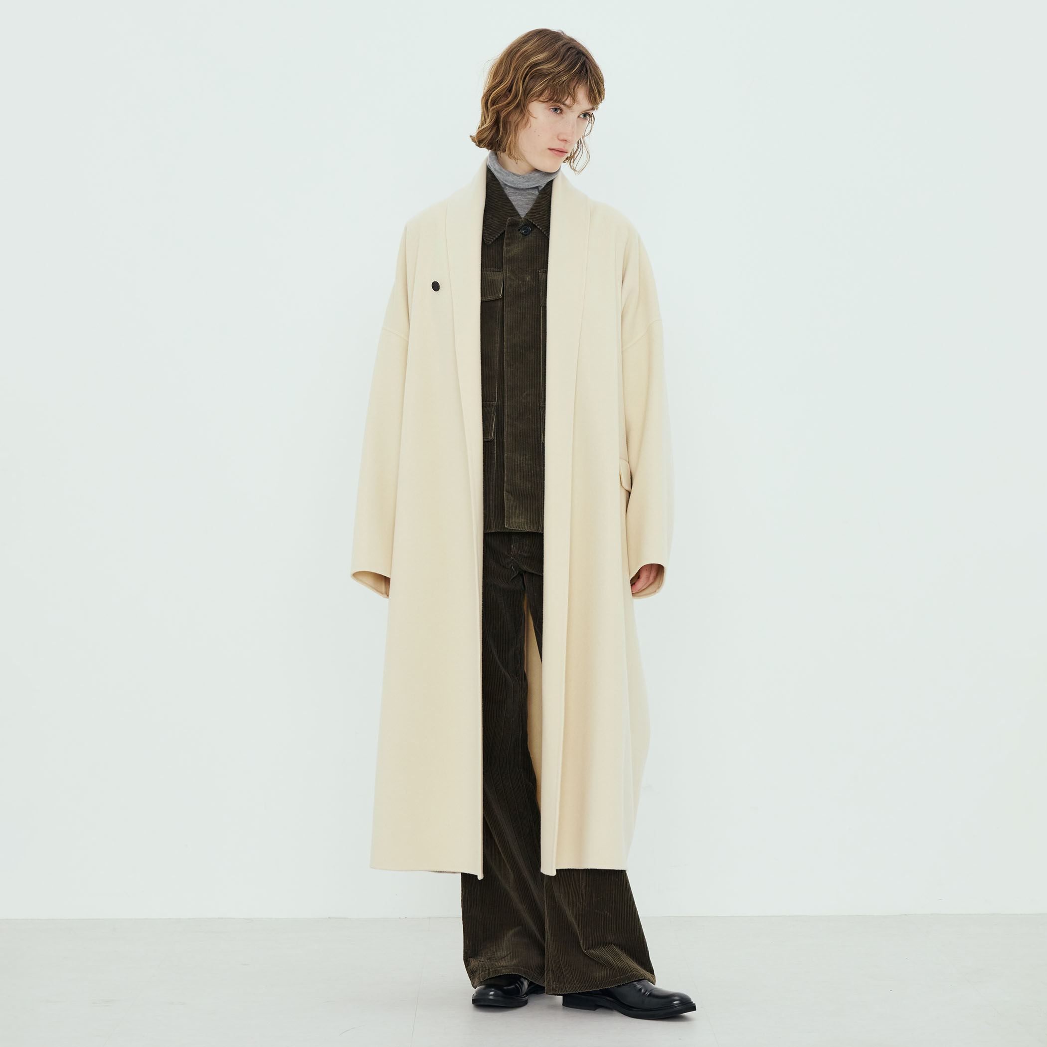 ウールダブルフェイス ロングコート｜トゥモローランド 公式通販
