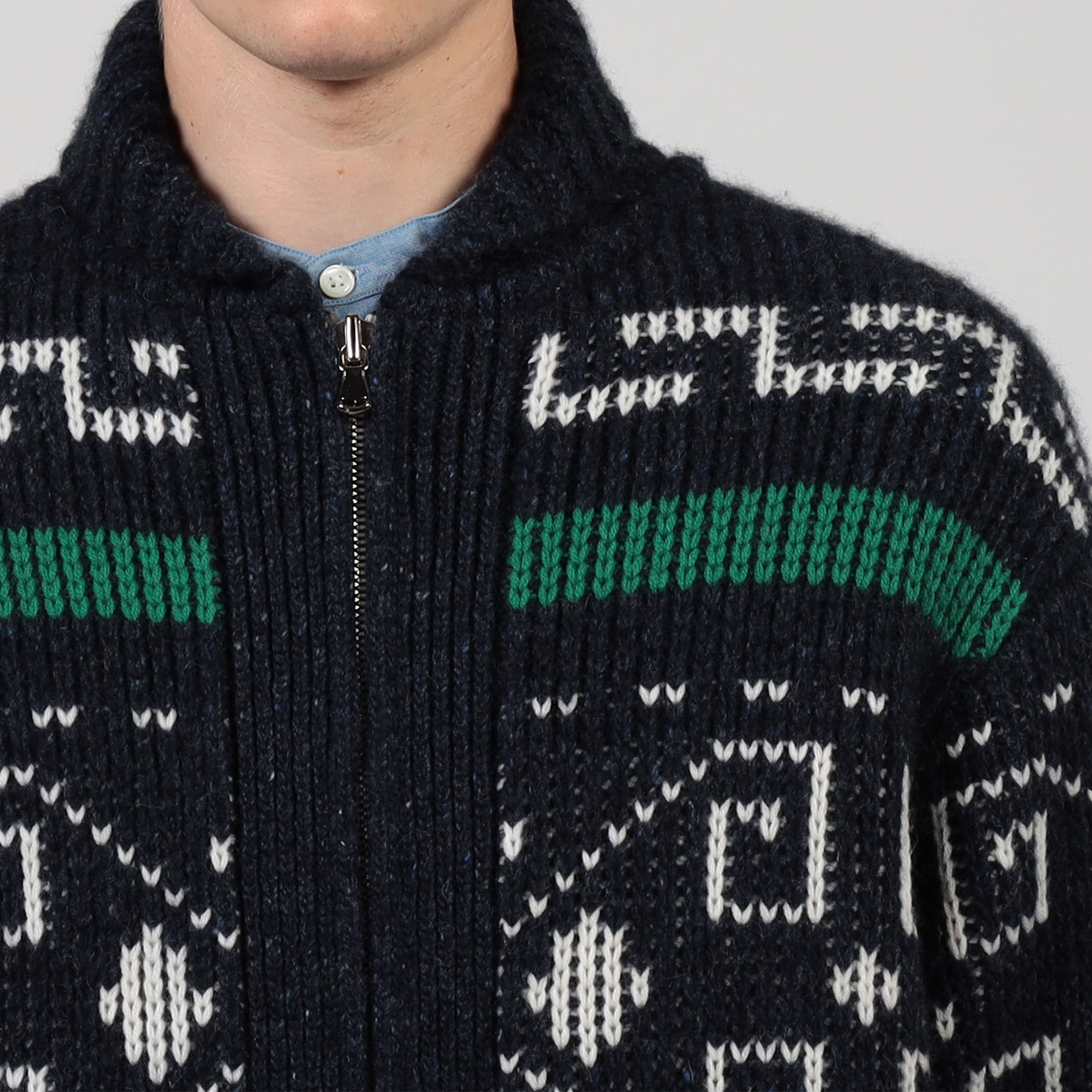 別注】PENDLETON カシミヤ ショールカラー カウチンニット