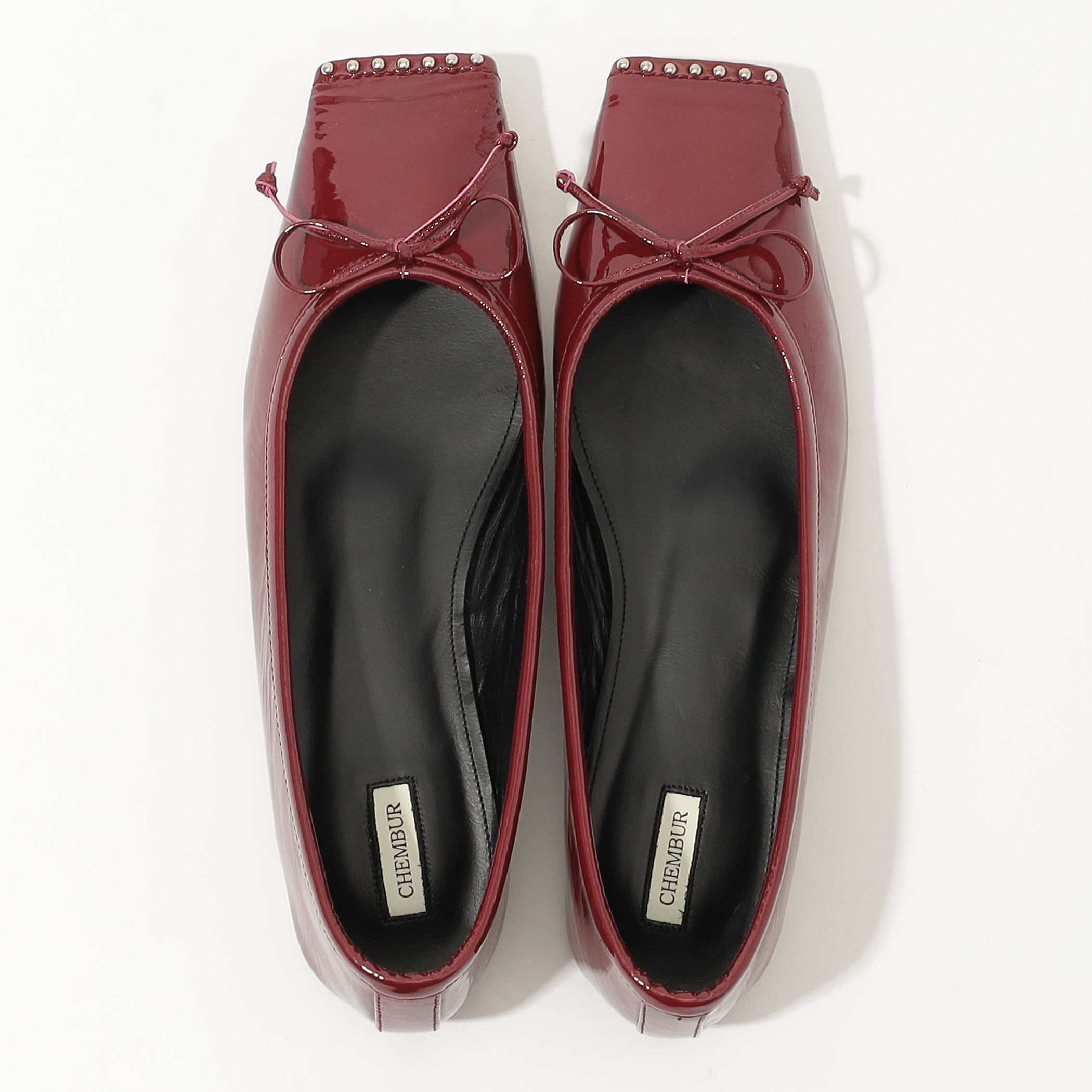 CHEMBUR SQ FLAT STUDS BALLET シューズ｜トゥモローランド 公式通販