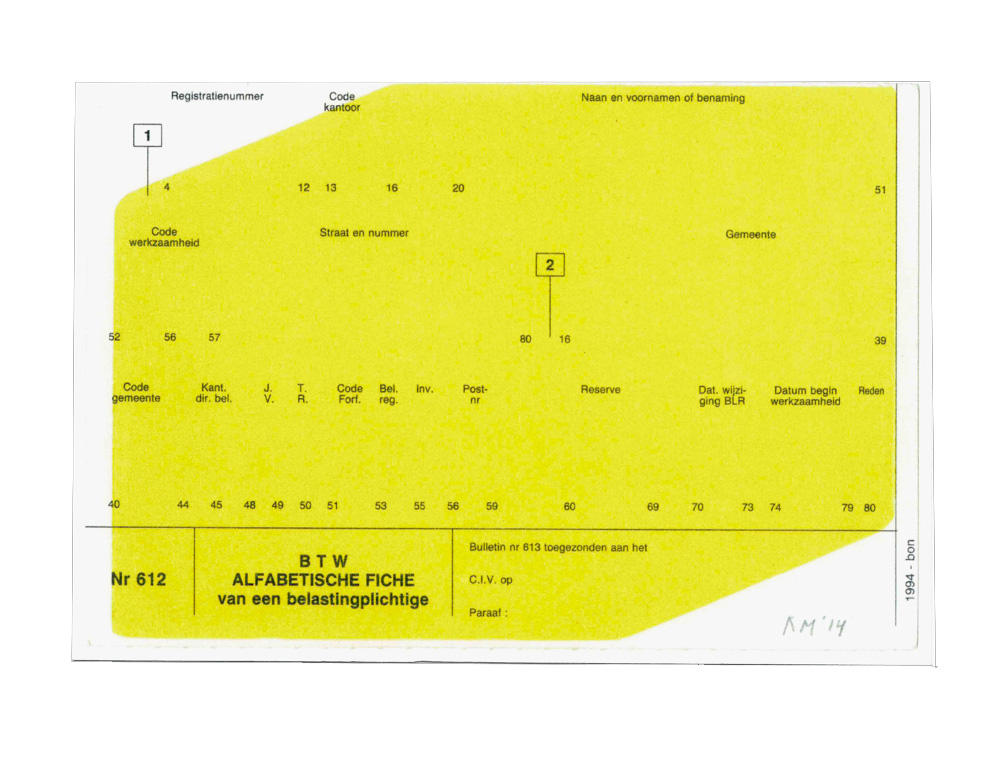 Karel Martens 12 Postcards Set／カレル・マルテンス ポストカード