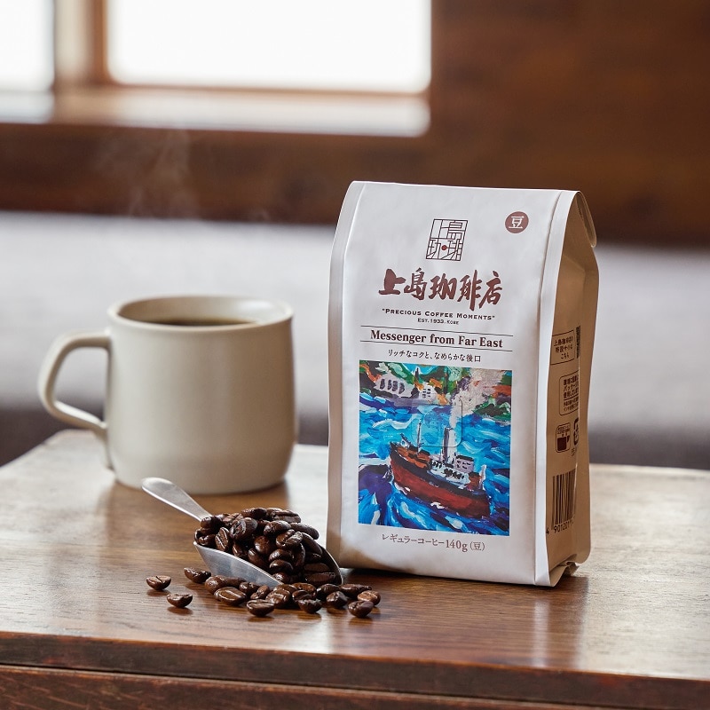 上島珈琲店 炒り豆 Messenger from Far East 140g（豆） | UCC公式