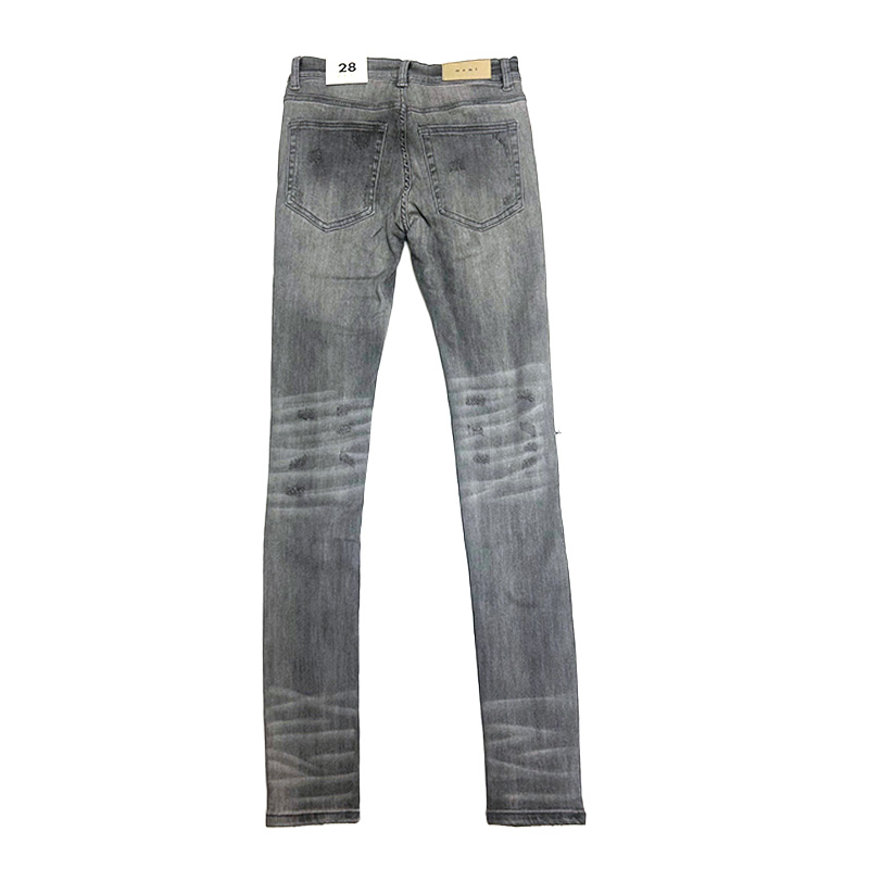 X284 MOTO SKINNY DENIM -GREY- | WALKIN STORE WEB SHOP